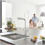 Grohe Blue Home Bateria kuchenna z filtrem stojąca StarLight chrom 31454001