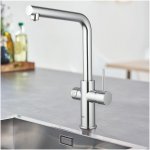 Grohe Blue Home Bateria kuchenna z filtrem stojąca StarLight chrom 31454001