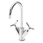 Bruma Genesi Bateria umywalkowa 2-uchwytowa bez korka Chrom 1910101CR