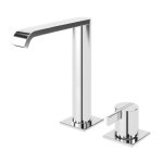Bruma Breeze Bateria umywalkowa 2-otworowa z korkiem Click-Clack Chrom 1680006CR