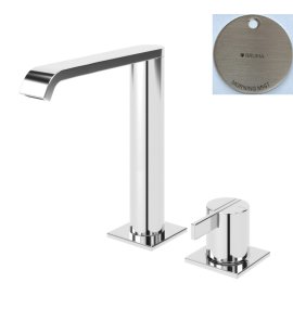 Bruma Breeze Bateria umywalkowa 2-otworowa bez korka Morning Mist 1680005MM