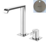 Bruma Breeze Bateria umywalkowa 2-otworowa z korkiem Click-Clack Morning Mist 1680006MM