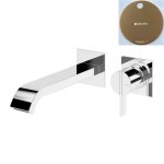 Bruma Breeze Bateria umywalkowa podtynkowa z korkiem Click-Clack Sunset 1682311SS