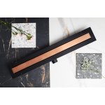   Cedor Odpływ Liniowy 120 cm super niski brushed rose gold PROLIN-BRUROSDES-120 