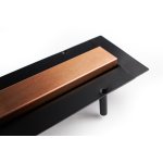   Cedor Odpływ Liniowy 120 cm super niski brushed rose gold PROLIN-BRUROSDES-120 