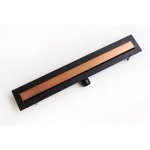   Cedor Odpływ Liniowy 120 cm super niski brushed rose gold PROLIN-BRUROSDES-120 