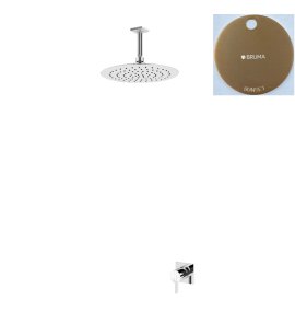 Bruma Breeze Zestaw natryskowy Ø 250 mm podtynkowy z ramieniem sufitowym Sunset 1685611SS
