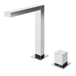 Bruma Adamastor Bateria umywalkowa 2-otworowa z korkiem Click-Clack Chrom 3010002CR