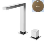 Bruma Adamastor Bateria umywalkowa 2-otworowa bez korka Sunset 3010001SS
