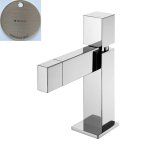 Bruma Adamastor Bateria bidetowa jednootworowa z korkiem Click-Clack Morning Mist 3010242MM