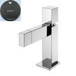 Bruma Adamastor Bateria bidetowa jednootworowa z korkiem Click-Clack Gunmetal 3010242MG