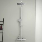 Ideal Standard Ceratherm T50 Zestaw prysznicowy termostatyczny z deszczownicą chrom A7704AA