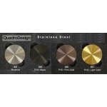 QuadroDesign Stereo Bateria umywalkowa podtynkowa brushed stainless steel 1611TAS