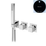 Bruma Adamastor Bateria wannowo-natryskowa podtynkowa Night Sky 3012002NS