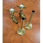   Galatea Design Zawory grzejnikowe kpl.(2szt.) brushed gold GDAHC75BRG W MAGAZYNIE!!