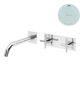 Bruma Hera Bateria umywalkowa podtynkowa 150 mm Pure White 1060102PW
