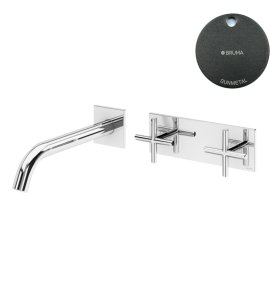 Bruma Hera Bateria umywalkowa podtynkowa 150 mm Gunmetal 1060102MG