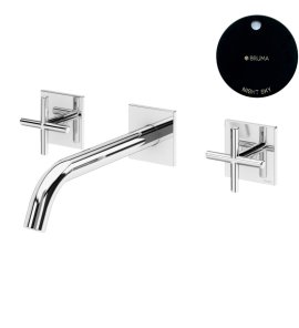 Bruma Hera Bateria umywalkowa podtynkowa 150 mm Night Sky 1060104NS