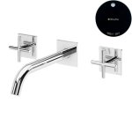 Bruma Hera Bateria umywalkowa podtynkowa 200 mm Night Sky 1060103NS