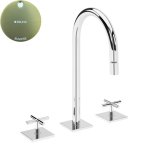 Bruma Hera Bateria bidetowa 3-otworowa bez korka Sunrise 1060600SR