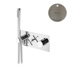 Bruma Hera Bateria natryskowa termostatyczna podtynkowa 2-drożna ze słuchawką prysznicową Morning Mist 1064420MM