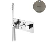 Bruma Hera Bateria natryskowa termostatyczna podtynkowa 2-drożna ze słuchawką prysznicową Morning Mist 1064420MM