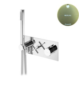 Bruma Hera Bateria natryskowa termostatyczna podtynkowa 2-drożna ze słuchawką prysznicową Sunrise 1064420SR