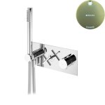 Bruma Hera Bateria natryskowa termostatyczna podtynkowa 2-drożna ze słuchawką prysznicową Sunrise 1064420SR