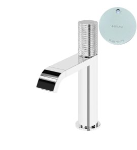 Bruma Avalon Bateria bidetowa jednootworowa bez korka Pure White 1891000PW