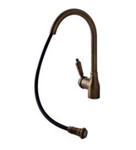 Bleu Provence Bateria kuchenna z wyciaganą wylewką dark bronze RKA05BG