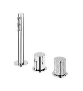 Bruma Avalon Bateria natryskowa nablatowa 3-otworowa Chrom 1893000CR