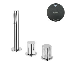 Bruma Avalon Bateria natryskowa nablatowa 3-otworowa Gunmetal 1893000MG