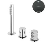 Bruma Avalon Bateria natryskowa nablatowa 3-otworowa Gunmetal 1893001MG
