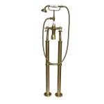 Galatea Design Retro Bateria wannowa wolnostojąca złoty szczotkowany GDT818W7BRG