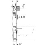   Geberit Kombifix Element podtynkowy Super do WC UP320 Sigma 110.300.00.5 