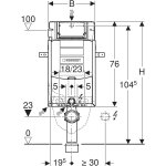   Geberit Kombifix Element podtynkowy Super do WC UP320 Sigma 110.300.00.5 