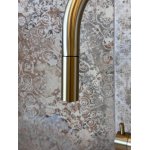   Galatea Design Circla Bateria kuchenna z podłączeniem do wody filtrowanej brushed gold GDF118BRG