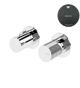 Bruma Avalon Bateria natryskowa podtynkowa jednouchwytowa 2-drożna Gunmetal 1893106MG