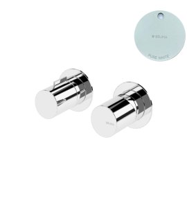 Bruma Avalon Bateria natryskowa podtynkowa jednouchwytowa 3-drożna Pure White 1891401PW