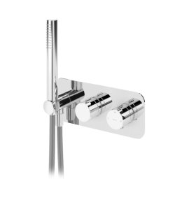 Bruma Avalon Bateria natryskowa termostatyczna podtynkowa z 2-wylotami Chrom 1842001CR