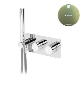 Bruma Avalon Bateria natryskowa termostatyczna podtynkowa z 2-wylotami Sunrise 1842001SR
