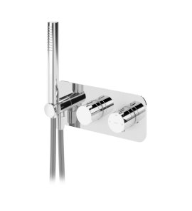 Bruma Avalon Bateria natryskowa termostatyczna podtynkowa z 3-wylotami Chrom 1842801CR