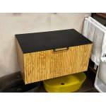    Rak Ceramika Imperium Szafka podumywalkowa 80x50 dąb + Blat HPL 80x46 black rocks WOD80CD+IMKOBL46080BLR 