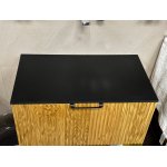    Rak Ceramika Imperium Szafka podumywalkowa 80x50 dąb + Blat HPL 80x46 black rocks WOD80CD+IMKOBL46080BLR 