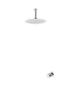 Bruma Avalon Bateria natryskowa podtynkowa z deszczownicą Ø 250 mm sufitową Chrom 1893701CR