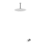 Bruma Avalon Bateria natryskowa podtynkowa z deszczownicą Ø 250 mm sufitową Chrom 1893701CR