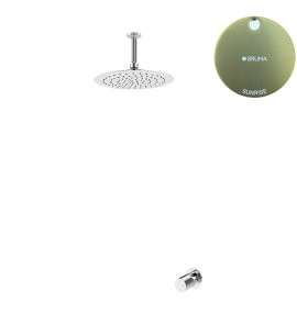 Bruma Avalon Bateria natryskowa podtynkowa z deszczownicą Ø 250 mm sufitową Sunrise 1893701SR