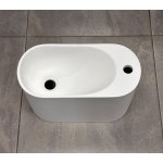 Galatea Design Dinding Umywalka ścienna/nablatowa 45x21 white matt/biały mat GDMYN311MW
