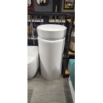   Galatea Design Two Umywalka wolnostojąca z korkiem klik klak ∅38,5 biały połysk GUTWO40.GPB.WH+GUPIL.WHP 