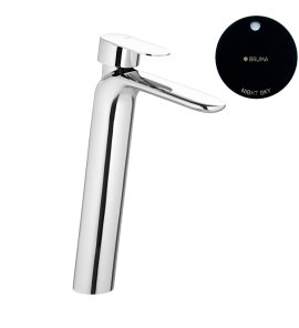 Bruma Spring Bateria umywalkowa jednootworowa z korkiem Click-Clack Night Sky 1122110NS